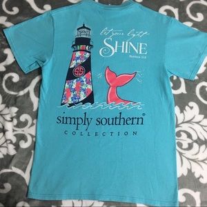 SMALL Simply Southern “Let Your Light Shine” Tee
